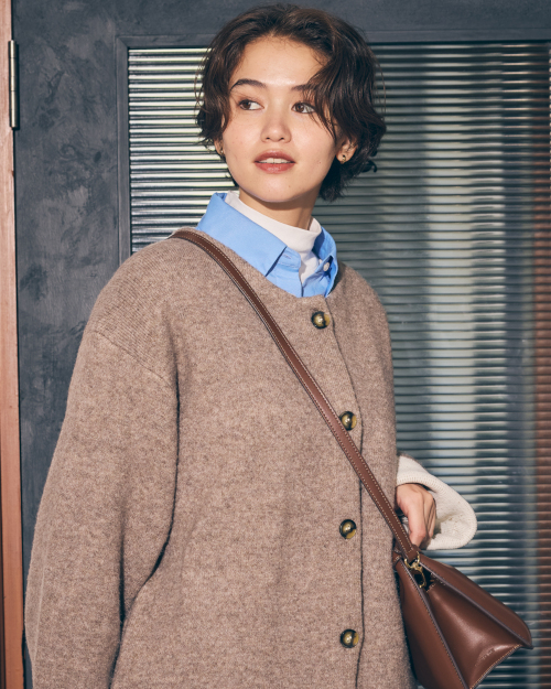 ダブルフェイスコーディガン1