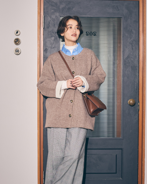 ダブルフェイスコーディガン2