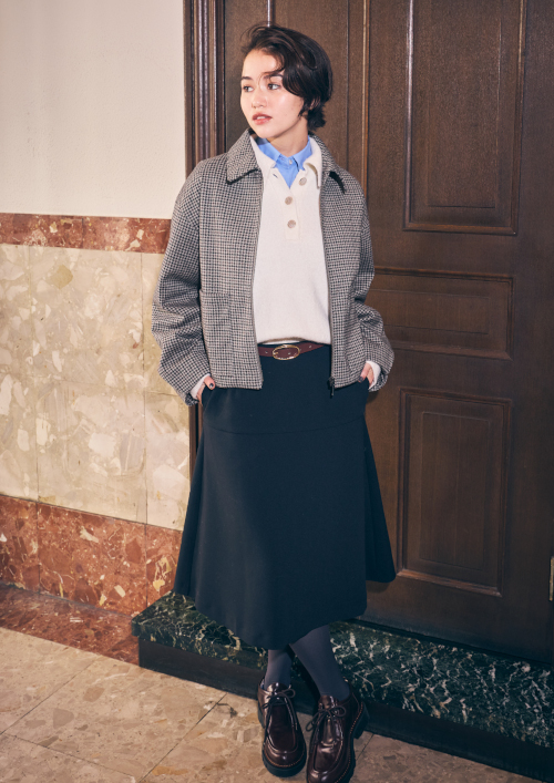 ステンカラーブルゾン